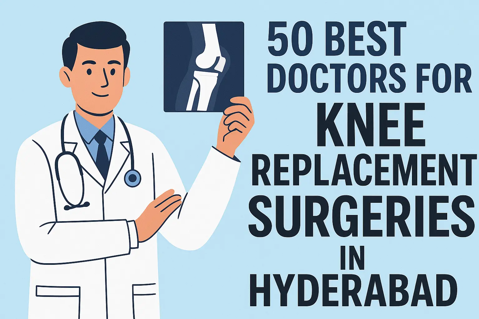 Best Doctors for Knee Replacement Surgery in Hyderabad