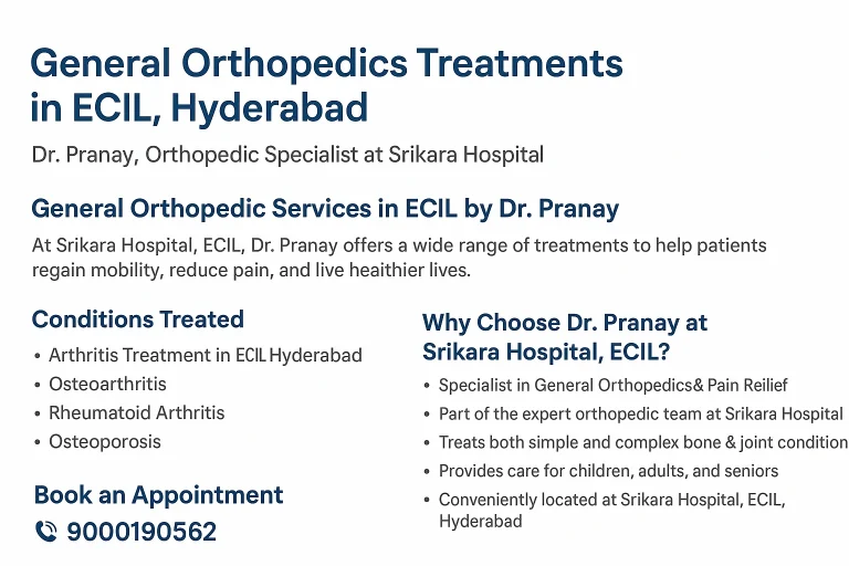 Dr Pranay Contact page | Best orthopedic doctor in ecil hyderabad