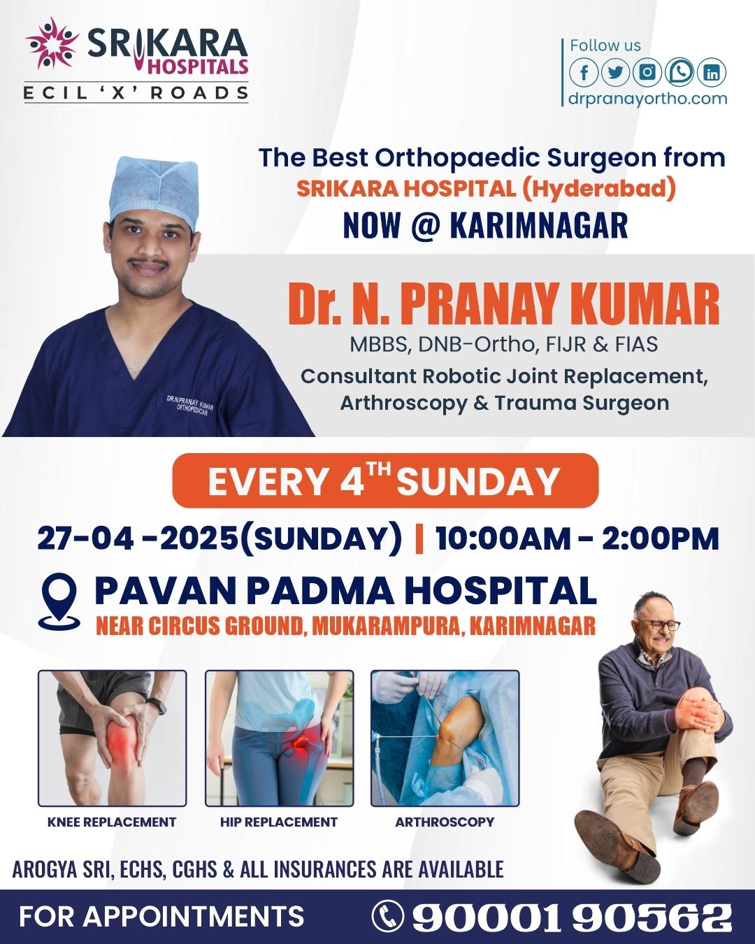 Dr Pranay Gallery | Best orthopedic doctor in ecil hyderabad 33 Dr Pranay Best Orthopedic doctor in ECIL Hyderabad social media post 31