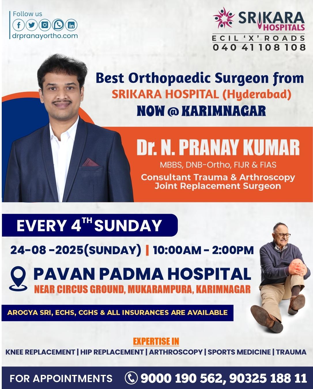 Dr Pranay Gallery | Best orthopedic doctor in ecil hyderabad 13 Dr Pranay Best Orthopedic doctor in ECIL Hyderabad social media post 5