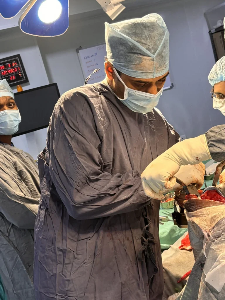 knee replacement operation real image dr pranay 3