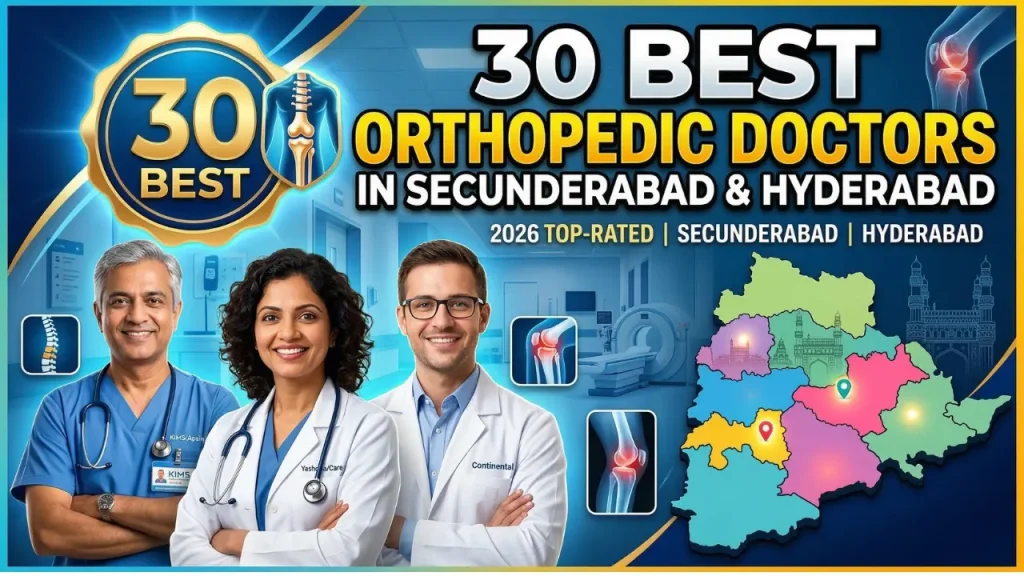 List of 30 best orthopedic doctors in secunderabad and Hyderabad